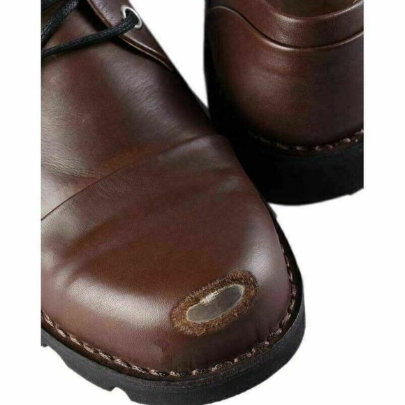 NIB Diesel Men Brown Steel LowHardkor Round SteelCap Toe Shoe Y01355-p1028-t2165 main image 5